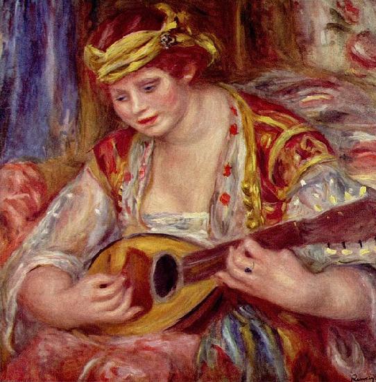 Pierre-Auguste Renoir Frau mit Mandoline